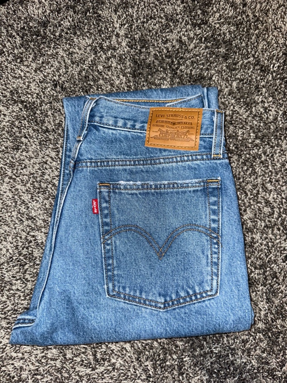 Levi's Women’s Blue Denim Jeans - Wedgie